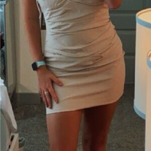 Chic Cream Mini Dress